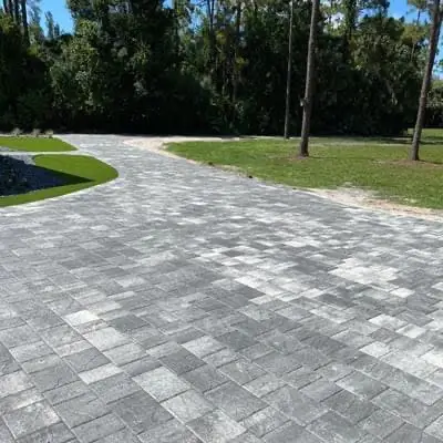 pavers on a driveway