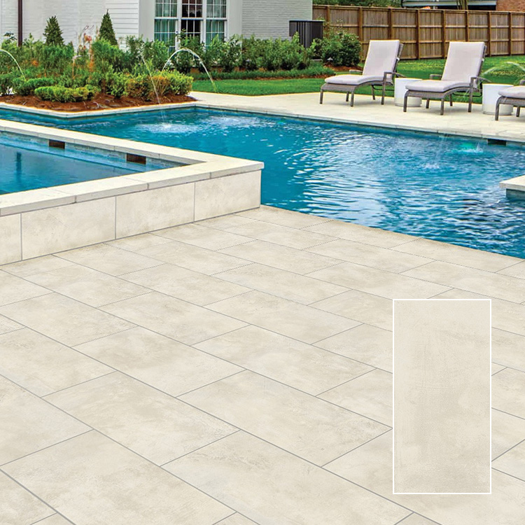 2CM Acido Bianco Porcelain Pavers: Brighten Your Outdoors wi