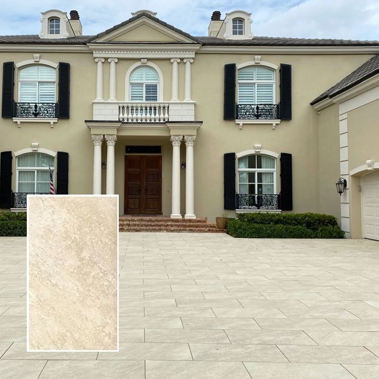 3CM Quartz Beige Porcelain Pavers: Warm Elegance for Outdoor