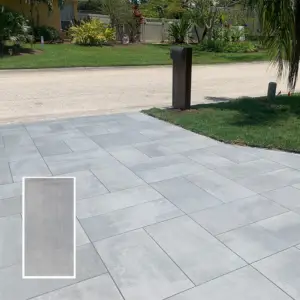 3CM Silver Grey Porcelain Pavers