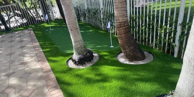 artificial sod installation