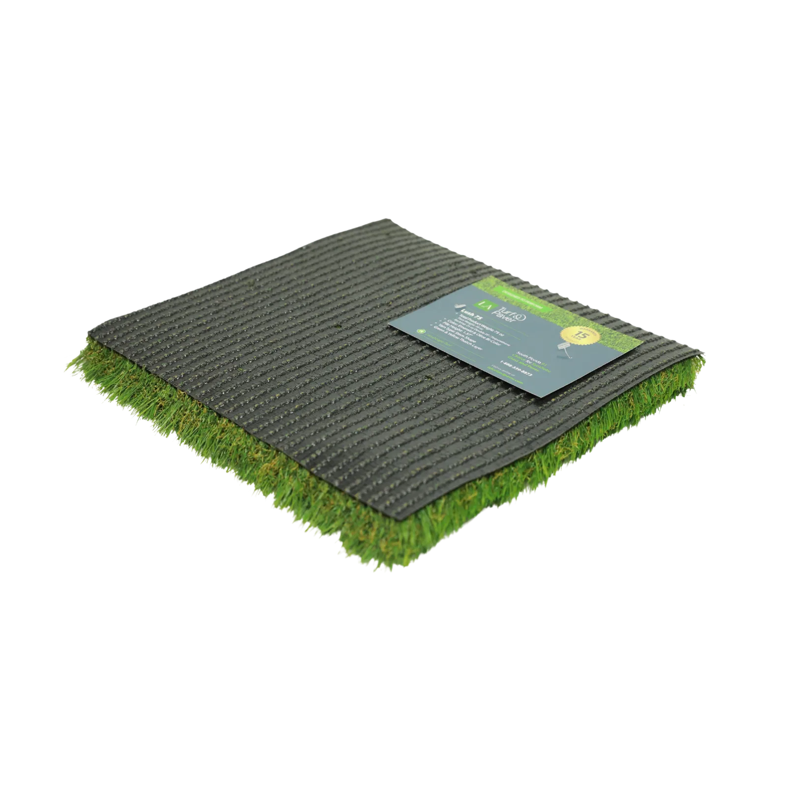 Lush 75 artificial turf backing