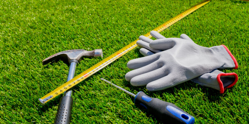 how artificial grass is installed