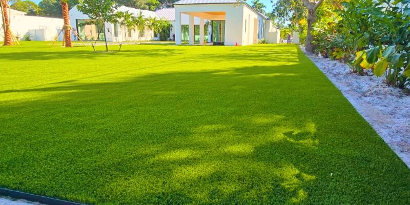fake grass installation