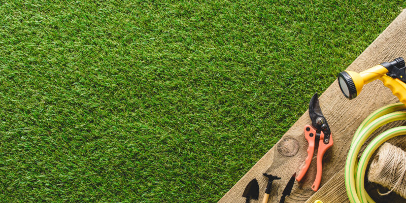 artificial turf installation